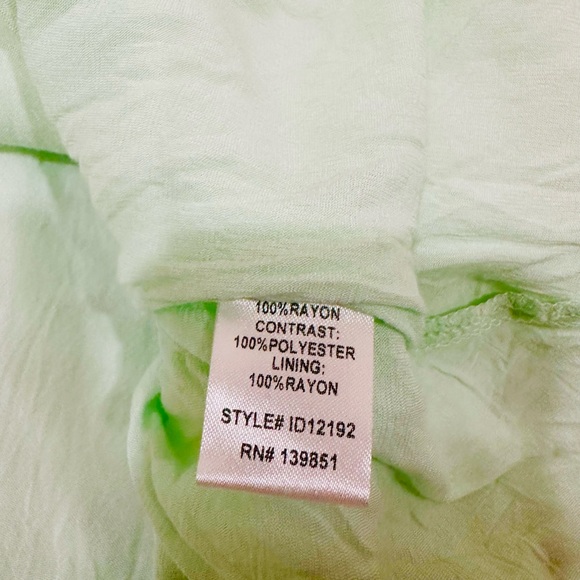 Oddy Women’s Lace Mint Cream Mini Dress‎ Size M Sleeveless - Picture 6 of 9